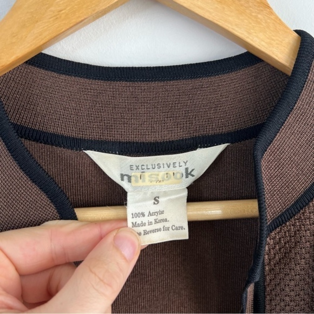 Misook Brown Open-Front Blazer - Picture 5 of 6